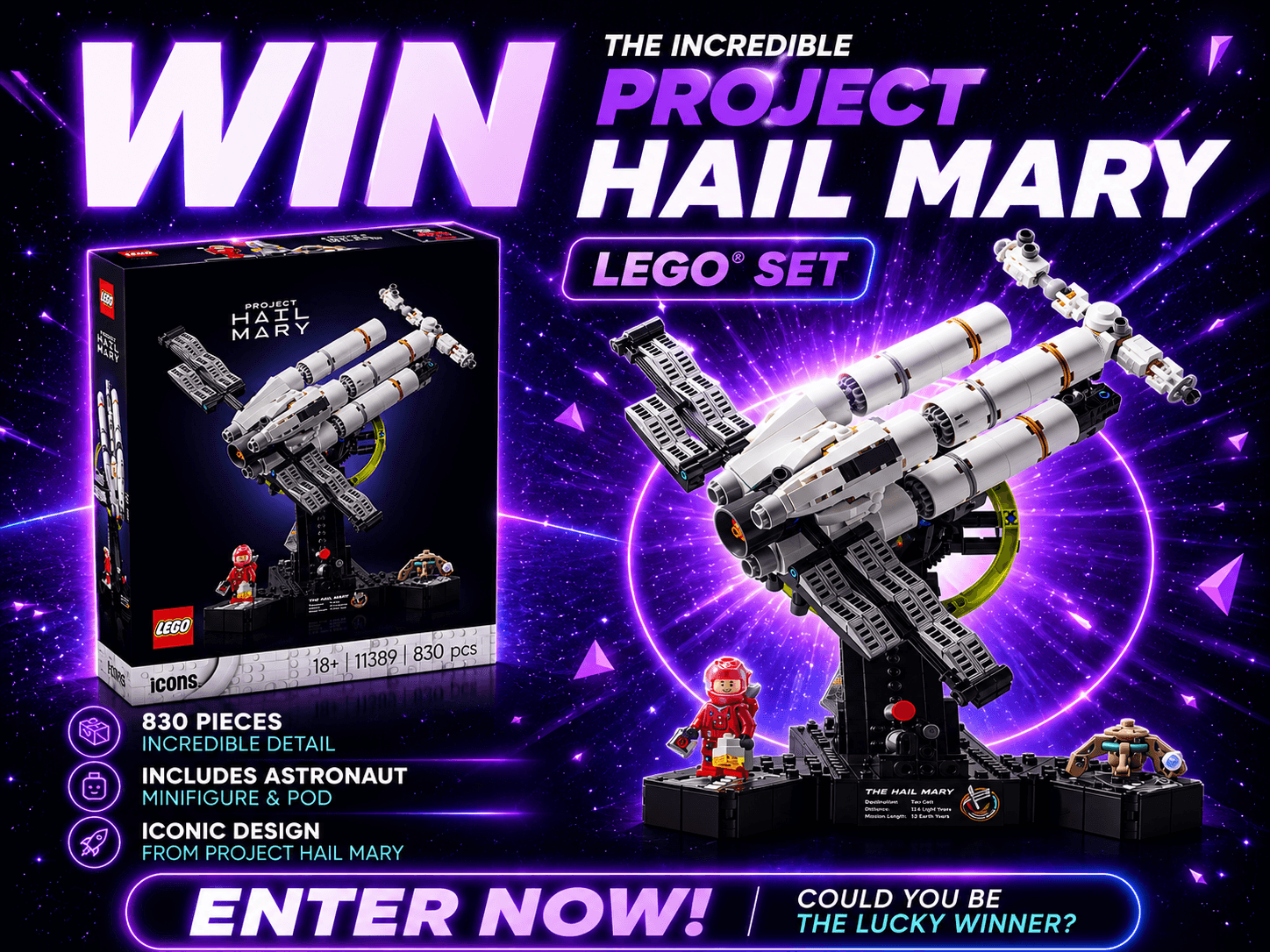 Prize: LEGO Icons Project Hail Mary - View 1